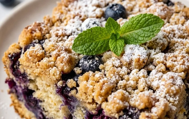 Heidelbeerkuchen mit Streusel